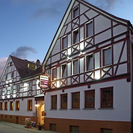 Hotel Krone Tauberrettersheim Exterior foto